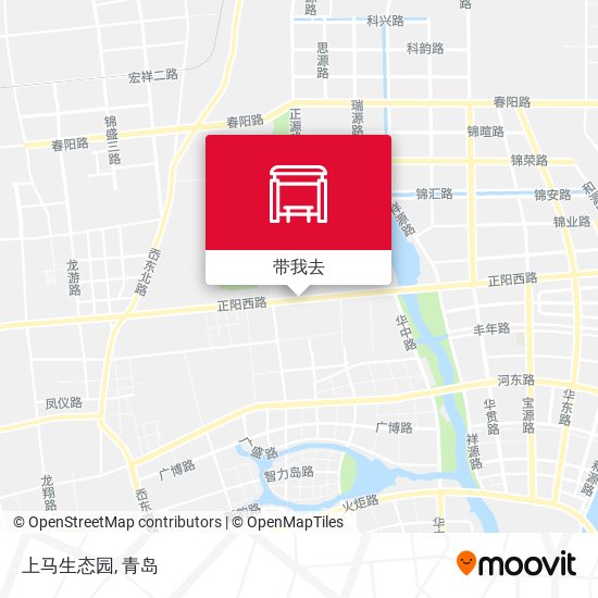 上马生态园地图