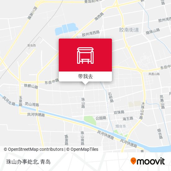 珠山办事处北地图