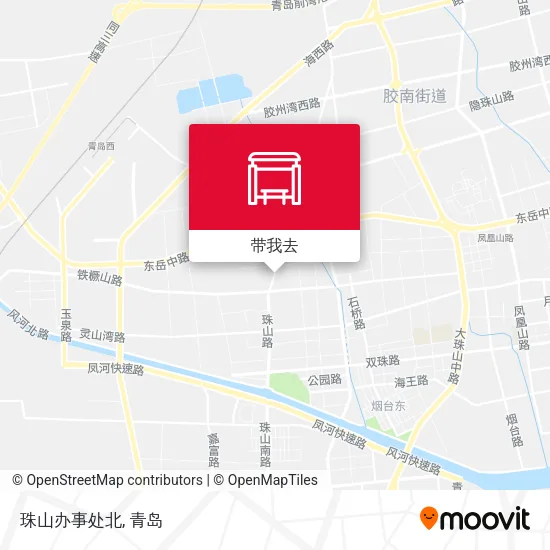 珠山办事处北地图