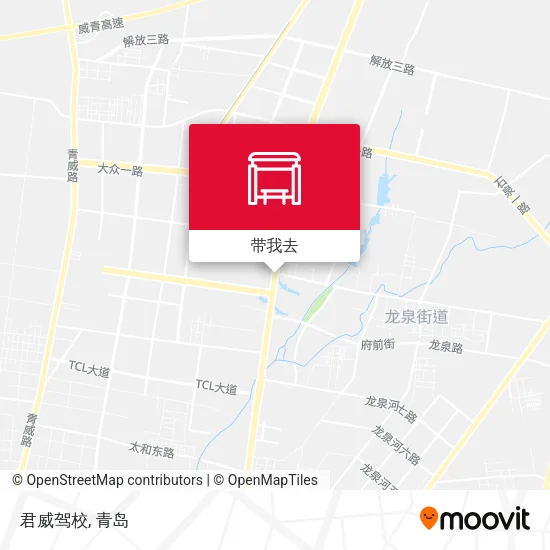 君威驾校地图