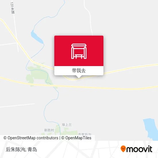 后朱陈沟地图