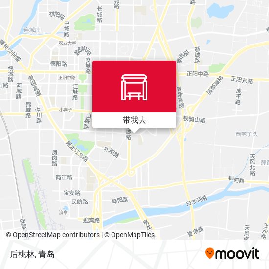 后桃林地图