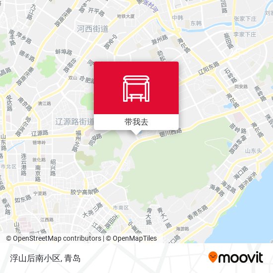 浮山后南小区地图
