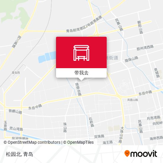 松园北地图
