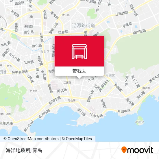 海洋地质所地图
