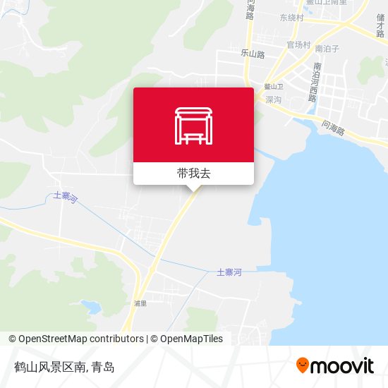 鹤山风景区南地图