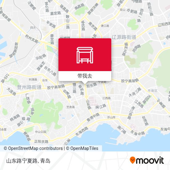 山东路宁夏路地图