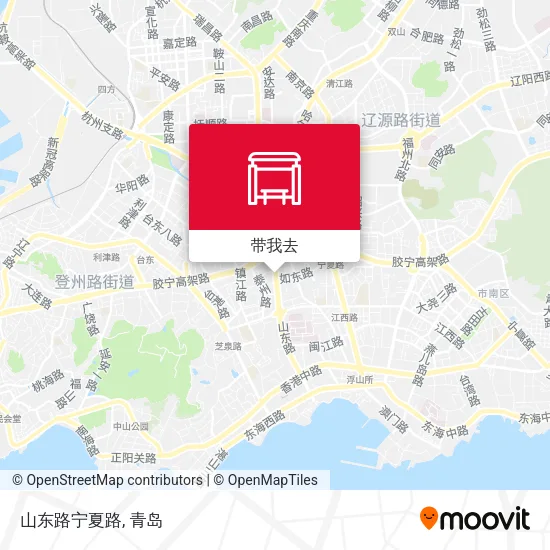 山东路宁夏路地图