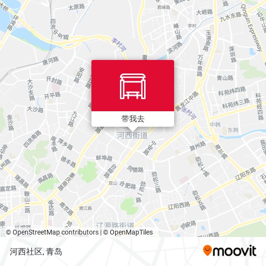河西社区地图