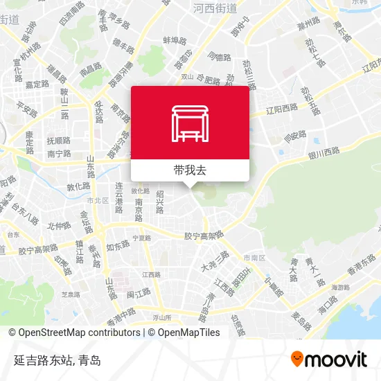 延吉路东站地图