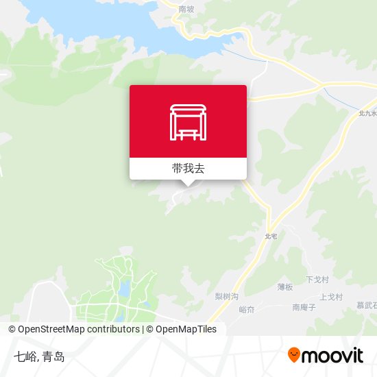 七峪地图