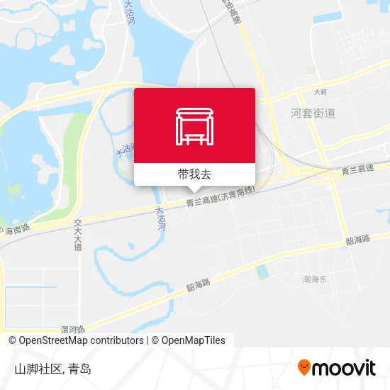 山脚社区地图