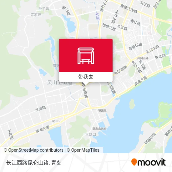 长江西路昆仑山路地图