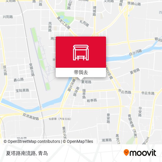 夏塔路南流路地图