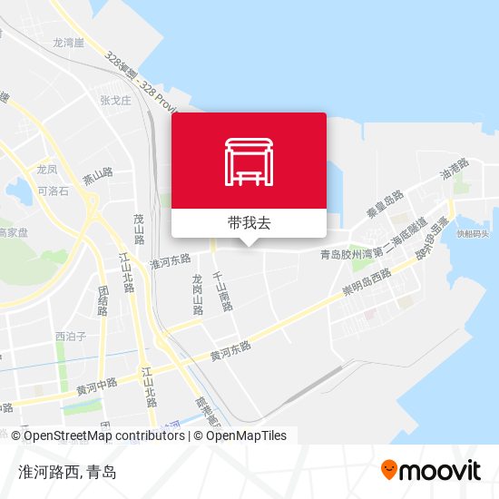 淮河路西地图