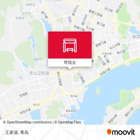 王家港地图