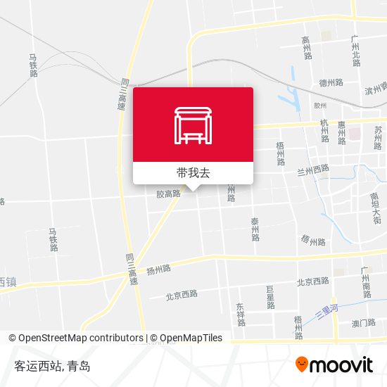 客运西站地图