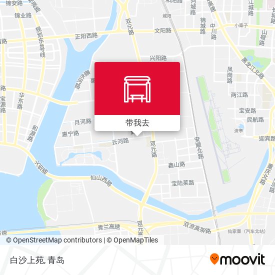 白沙上苑地图