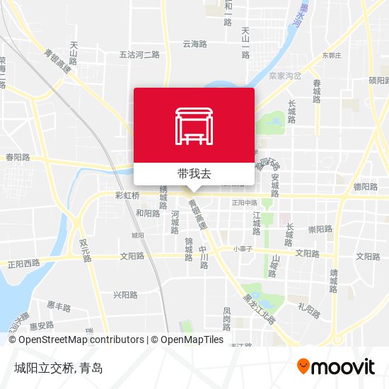 城阳立交桥地图