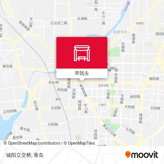 城阳立交桥地图