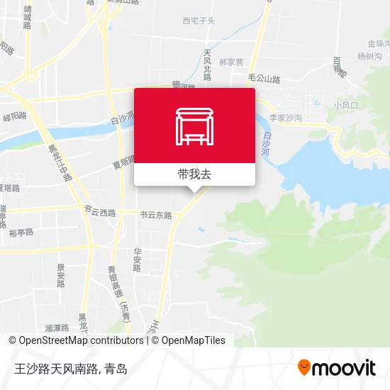 王沙路天风南路地图
