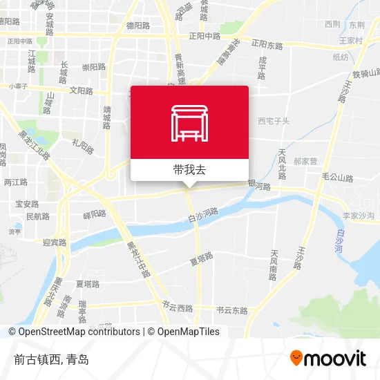 前古镇西地图