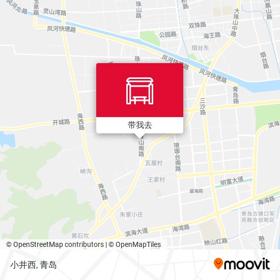 小井西地图