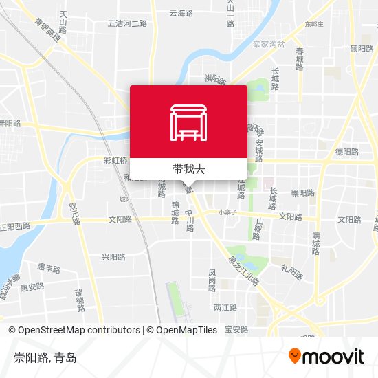 崇阳路地图