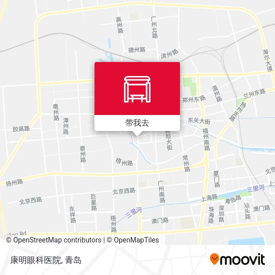 康明眼科医院地图