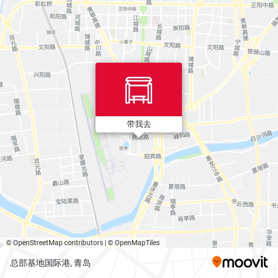 总部基地国际港地图