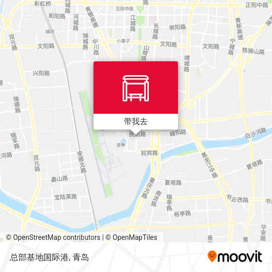 总部基地国际港地图
