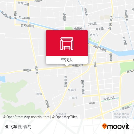 亚飞车行地图