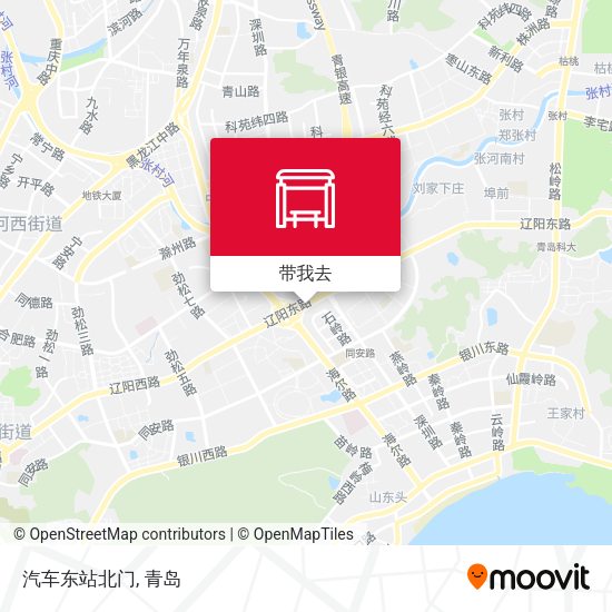 汽车东站北门地图