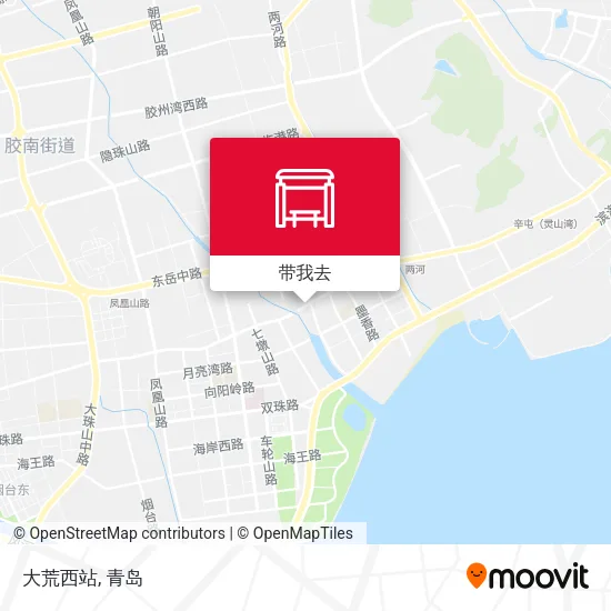 大荒西站地图