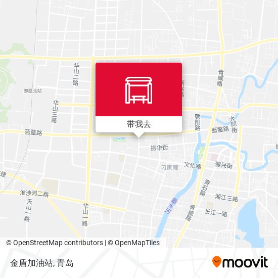 金盾加油站地图