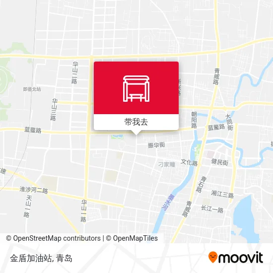 金盾加油站地图