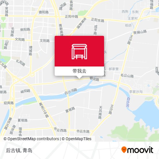 后古镇地图