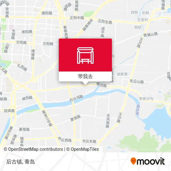 后古镇地图