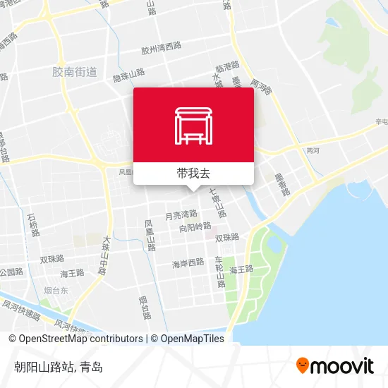 朝阳山路站地图
