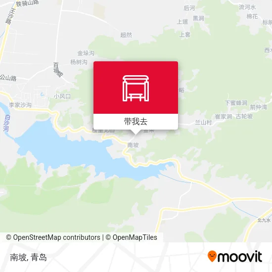 南坡地图