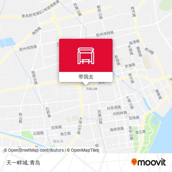 天一畔城地图