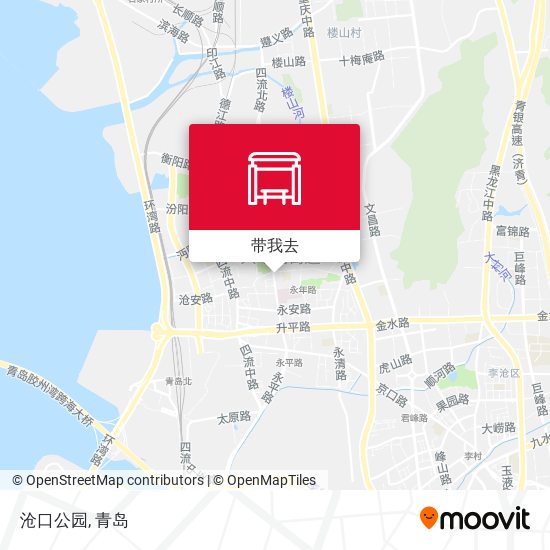 沧口公园地图