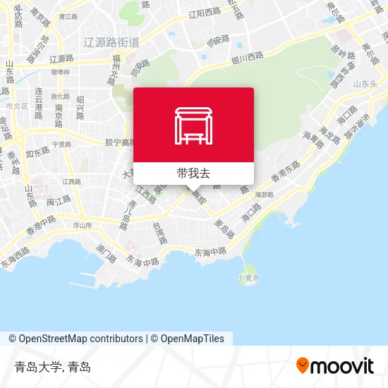 青岛大学地图