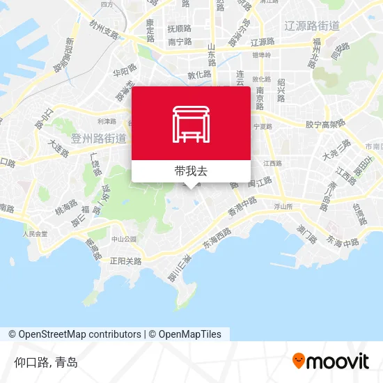 仰口路地图