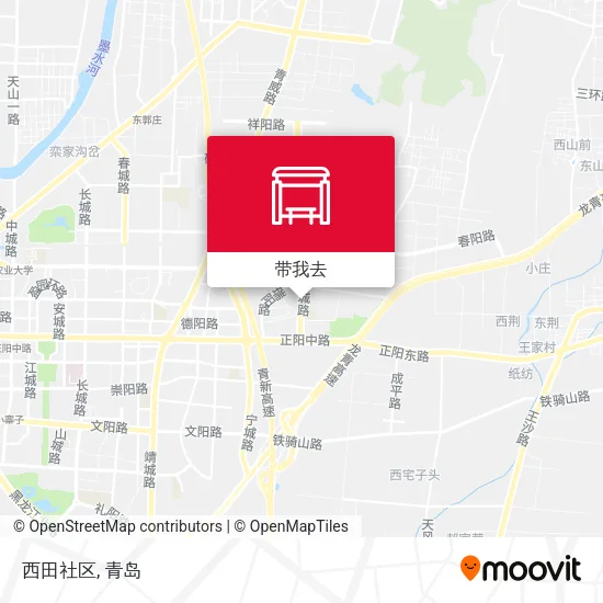 西田社区地图