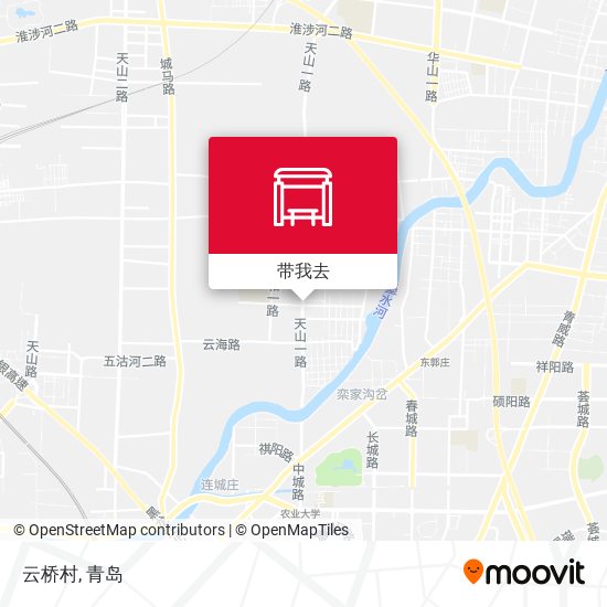 云桥村地图