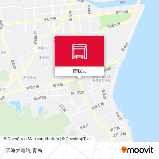 滨海大道站地图