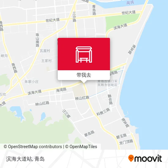 滨海大道站地图