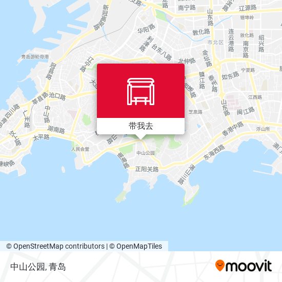 中山公园地图