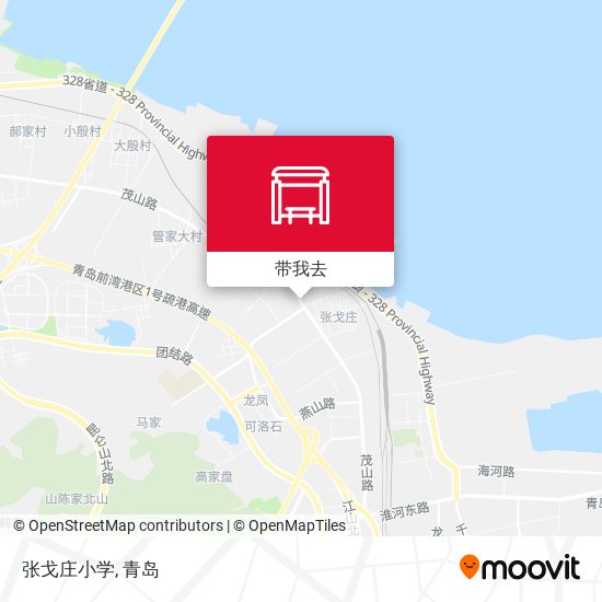 张戈庄小学地图